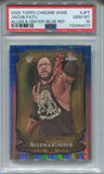 2025 Jacob Fatu Topps Chrome WWE ALLEN & GINTER BLUE REFRACTOR 001/150 PSA 10 #JFT Friday Night Smackdown 4217