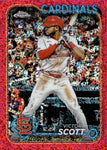 2023 Victor Scott Topps Chrome PINK SPECKLE ROOKIE 238/250 RC #251 St. Louis Cardinals