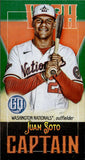 2021 Juan Soto Topps Gypsy Queen MINI GREEN CAPTAIN 58/99 #CM-JS Washington Nationals