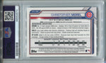 2021 Christopher Morel Bowman Chrome 1ST BOWMAN PROSPECT AUTO AUTOGRAPH PSA 9 #CPACMO Chicago Cubs 4670