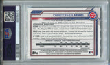 2021 Christopher Morel Bowman Chrome 1ST BOWMAN PROSPECT AUTO AUTOGRAPH PSA 9 #CPACMO Chicago Cubs 4670