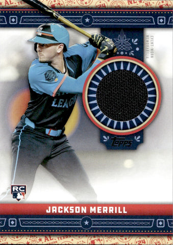 2024 Jackson Merrill Topps Update Series ALL-STAR STITCHES JERSEY RELIC #ASR-JM San Diego Padres