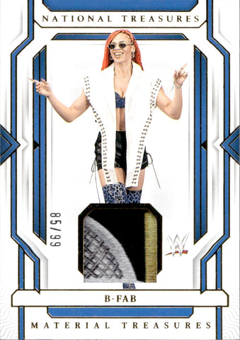 2024 B-FAB Panini National Treasures SHIRT 85/99 RELIC #MT-BFB Friday Night Smackdown