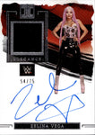 2023 Zelina Vega Panini Impeccable WWE ELEGANCE SHIRT AUTO 54/75 AUTOGRAPH RELIC #EM-ZLV Friday Night Smackdown
