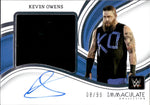 2023 Kevin Owens Panini Immaculate WWE JUMBO SHIRT AUTO 08/99 AUTOGRAPH #PM-KOW Friday Night Smackdown