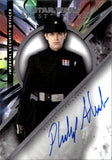 2023 Philip Alexander as Imperial Security Officer Topps Star Wars Masterwork AUTO AUTOGRAPH #MWA-PA 1