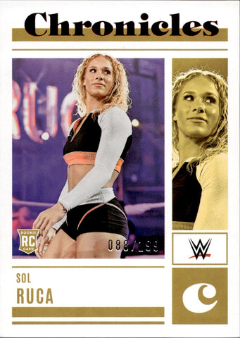 2023 Sol Ruca Panini Chronicles RED ROOKIE 088/199 RC #50 NXT