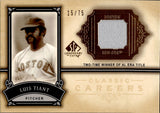 2005 Luis Tiant Upper Deck SP Legendary Cuts CLASSIC CAREERS JERSEY 15/75 RELIC #CC-LT Boston Red Sox