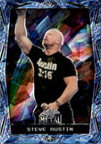 2024 "Stone Cold" Steve Austin Leaf Metal Legends of Wrestling BLUE ICE 4/4 #46 WWE Legend