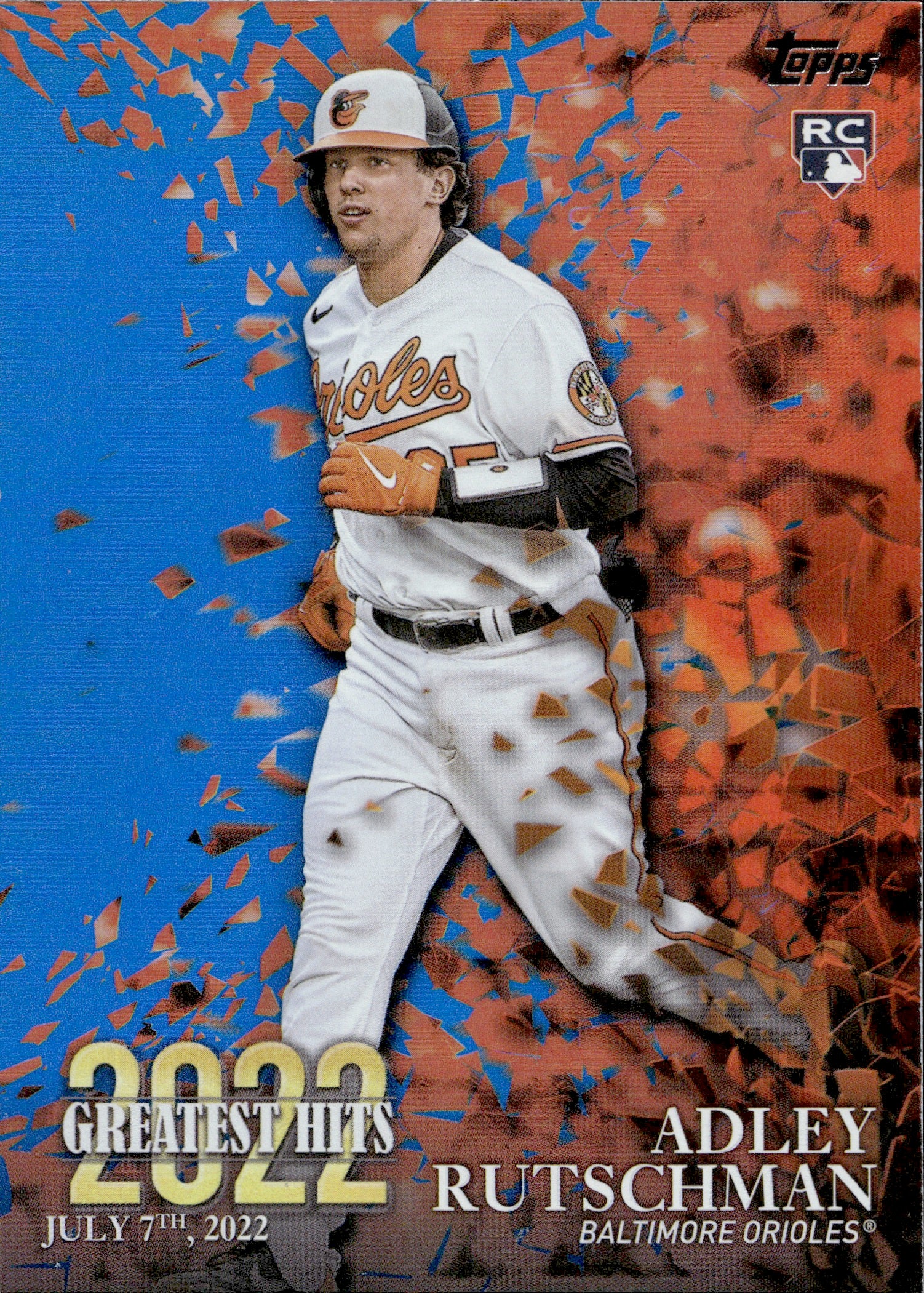 2023 Topps Series One ADLEY RUTSCHMAN Rookie Card Autograph /199 Baltimore  Orioles