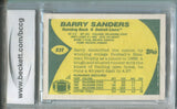 1989 Barry Sanders Topps Traded ROOKIE RC BCCG 10 #83T Detroit Lions HOF 6815