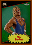 2025 Mr. Perfect Topps Chrome WWE 1985 TOPPS LEGENDS ORANGE REFRACTOR 01/25 #85TL-MP WWE Legend