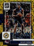2022-23 Myles Turner Donruss Optic GOLD DISCO SP 10/10 #89 Indiana Pacers