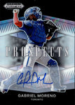 2021 Gabriel Moreno Panini Prizm Draft Picks PROSPECTS SILVER AUTO AUTOGRAPH #P-GM Toronto Blue Jays