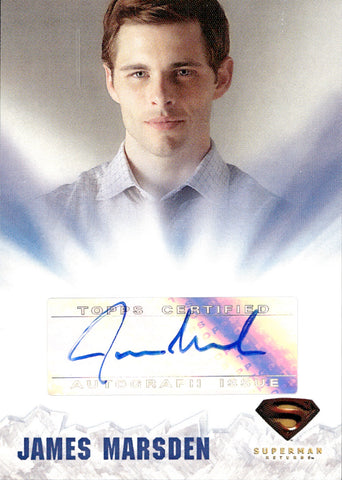 2006 James Marsden as Richard White Topps Superman Returns AUTO AUTOGRAPH #_JMRW