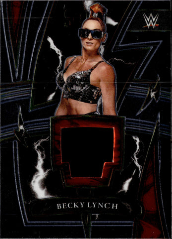 2022 Becky Lynch Panini Select WWE SPARKS SHIRT RELIC #SP-BLY Monday Night Raw