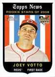 2008 Joey Votto Topps Heritage ROOKIE RC #146 Cincinnati Reds