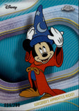 2025 Sorcerer's Apprentice Mickey Topps Chrome Disney TEAL REFRACTOR 094/299 #190