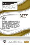 2023 Lola Vice Panini Immaculate Collection WWE RED FOIL ROOKIE 32/35 RC #97 NXT