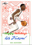 2023 GG Jackson Leaf Holiday ROOKIE AUTO AUTOGRAPH #BA-HHJ Memphis Grizzlies