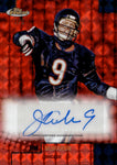 2024 Jim McMahon Topps Finest FLASHBACKS RED GEOMETRIC REFRACTOR AUTO 1/5 AUTOGRAPH #FBA-JM Chicago Bears