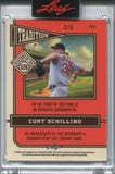 2025 Curt Schilling Leaf Seasons in the Sun PURPLE ICE TRADITION AUTO 3/5 AUTOGRAPH #T-CS1 Boston Red Sox