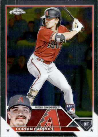 2023 Corbin Carroll Topps Chrome ROOKIE RC #95 Arizona Diamondbacks 13