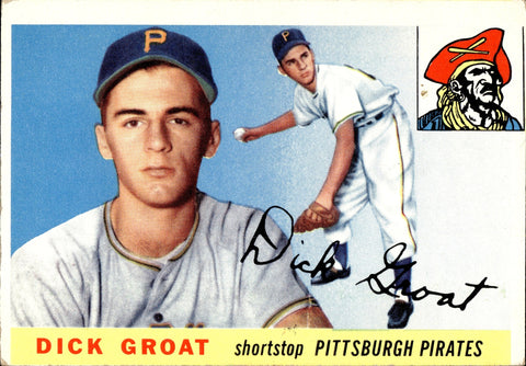 1955 Dick Groat Topps #26 Pittsburgh Pirates BV $80