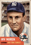 1953 Irv Noren Topps #35 New York Yankees BV $60