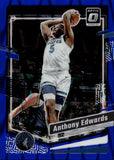 2023-24 Anthony Edwards Donruss Optic BLUE SHOCK PRIZM 097/245 #59 Minnesota Timberwolves