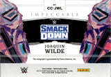2023 Joaquin Wilde Auto Autograph Panini Impeccable WWE Canvas Creations Holo Gold 03/10 #CC-JWL Friday Night Smackdown