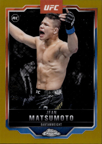 2025 Jean Matsumoto Topps Chrome GOLD REFRACTOR ROOKIE 24/50 #52