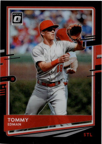 2020 Tommy Edman Donruss Optic BLACK 22/25 #191 St. Louis Cardinals