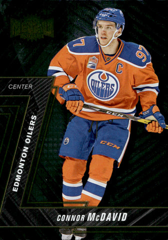 Edmonton Oilers Connor McDavid 12'' x 16'' Framed Replica Autograph Player  - Banner