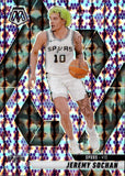 2024-25 Jeremy Sochan Panini Mosaic PURPLE SNAKESKIN SP 15/24 #54 San Antonio Spurs