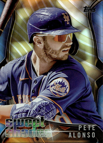 2022 Pete Alonso Topps SWEET SHADES GOLD 62/75 #SS-11 New York Mets