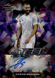 2022 Karim Benzema Leaf Trinity STEEL PURPLE ICE AUTO 3/4 AUTOGRAPH #TSA-KB1 Al-Hilal