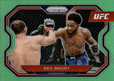 2021 Neil Magny Panini Prizm UFC NEON GREEN 23/75 #125 Welterweight