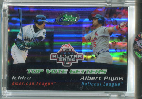 2003 Albert Pujols Ichiro Suzuki Topps eTopps ALL-STAR #AS-1 St. Louis Cardinals Seattle Mariners