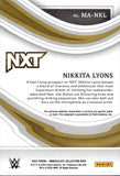 2023 Nikkita Lyons Panini Immaculate WWE SHIRT AUTO 90/99 AUTOGRAPH RELIC #MA-NKL NXT