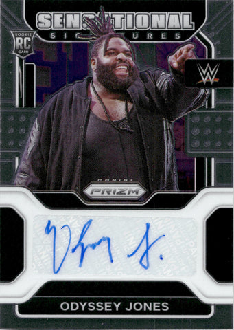 2022 Odyssey Jones Panini Prizm WWE SENSATIONAL SIGNATURES ROOKIE AUTO AUTOGRAPH RC #SS-OJN NXT