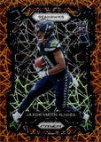 2023 Jaxon Smith-Njigba Panini Prizm ORANGE LAZER ROOKIE RC #390 Seattle Seahawks