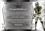 2023 Jayden Reed Leaf Trinity PATCH AUTOGRAPH EMERALD SPECTRUM XRC ROOKIE JERSEY AUTO 8/15 Green Bay Packers #PA-JR1