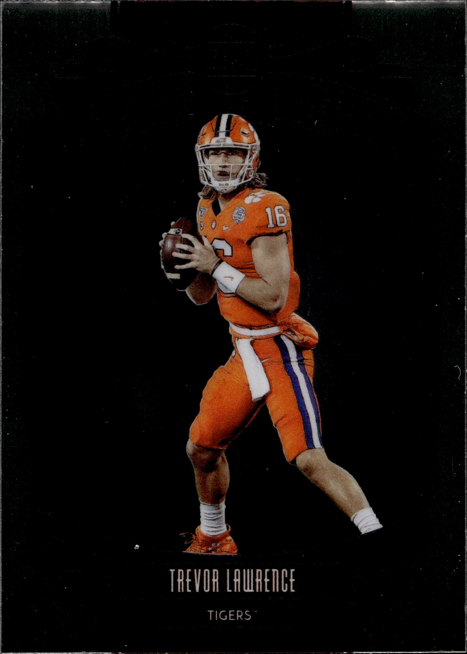 TREVOR LAWRENCE JACKSONVILLE JAGUARS ROOKIE CARD JERSEY #16 CLEMSON RC 2021  Leaf