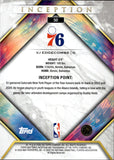 2025-26 VJ Edgecombe Topps Inception ROOKIE Philadelphia 76ers #50