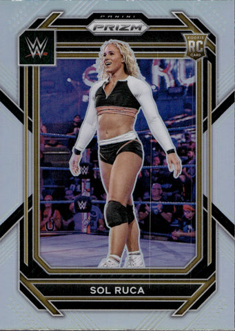 2023 Sol Ruca Panini Prizm WWE HOLO SILVER ROOKIE RC #105 NXT