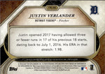 2017 Justin Verlander Topps Triple Threads JERSEY 14/36 RELIC #TTR-JV5 Detroit Tigers