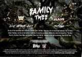 2026 Bret "The Hitman" Hart Natalya Topps Chrome WWE FAMILY TREE RED REFRACTOR 5/5 FAM-HN Legend Raw