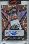 2022 Dikembe Mutombo Leaf Exotic GIRAFFE AUTO 5/5 AUTOGRAPH #EA-DM1 Denver Nuggets