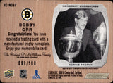 2023-24 Bobby Orr Upper Deck Engrained HONORARY ENGRAVINGS 099/100 #HE-NO69 Boston Bruins HOF